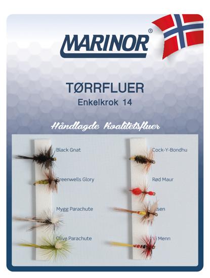 Marinor Tørrfluer Enkelkrok 14