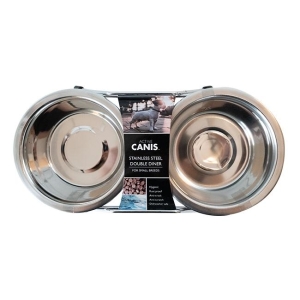 Active Canis Stainless Steel Double Diner