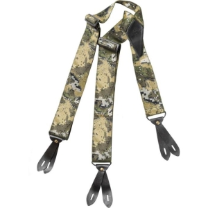 Swedteam button on suspenders
