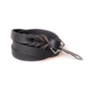 Leather Leash w Pcp Hook 1,8x180 CM