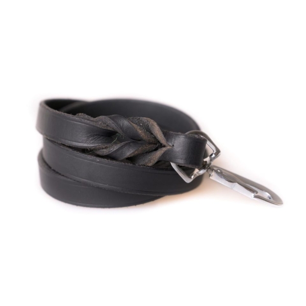 Leather Leash w Pcp Hook 1,8x180 CM